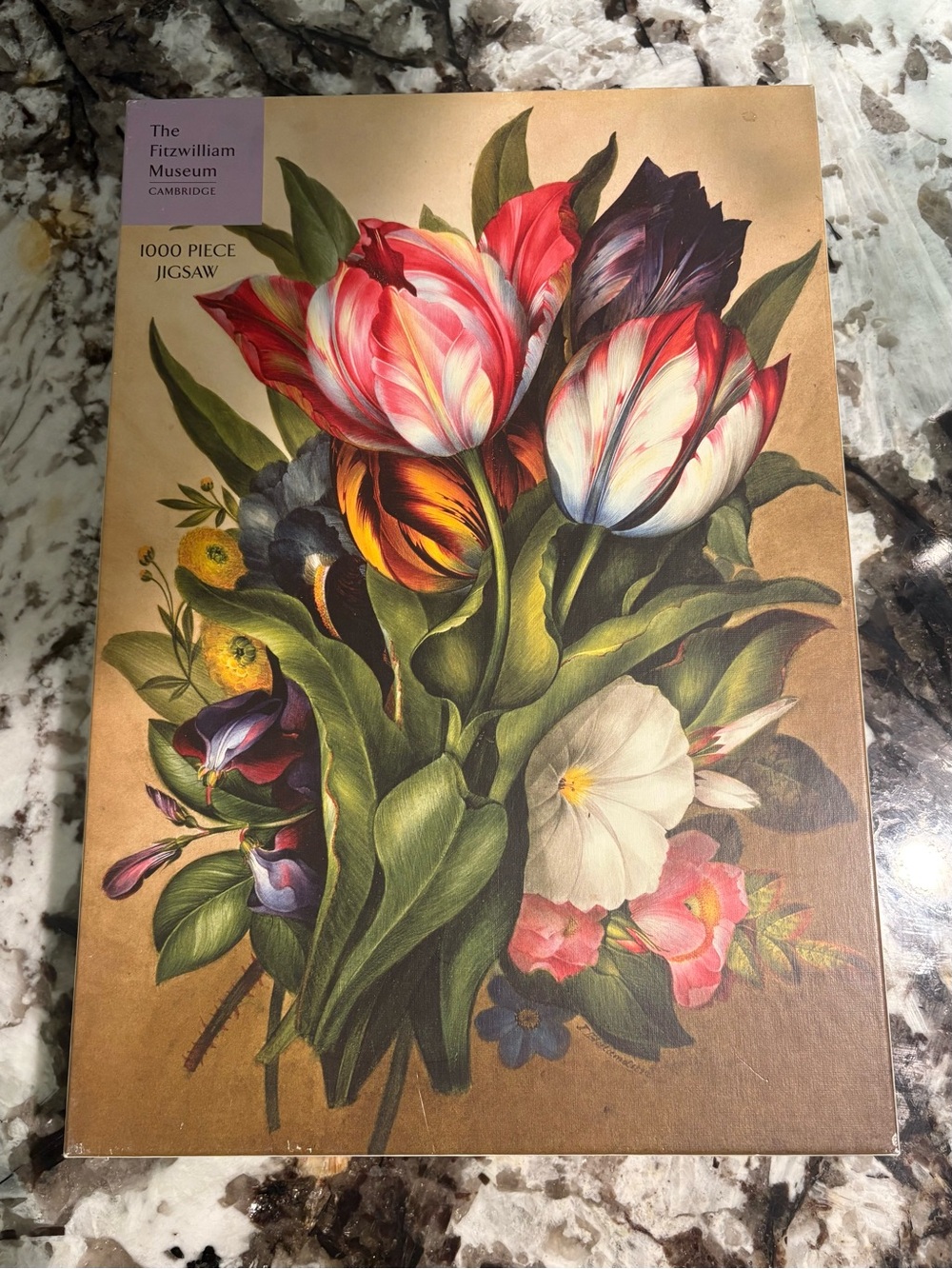 The Fitzwilliam Museum Spray of Tulips 1000 Piece Floral Jigsaw Puzzle NWT